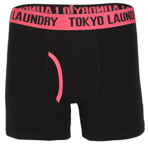 Dyott ( 2 Pack) Boxer Shorts Set in Paradise Pink / Swedish Blue - Tokyo Laundry