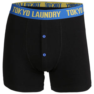 Eaglet (2 Pack) Boxer Shorts Set in Ocean / Yellow - Tokyo Laundry