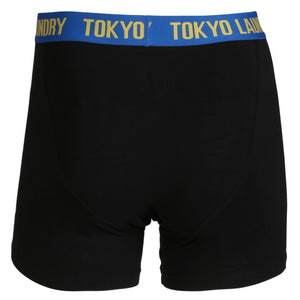 Eaglet (2 Pack) Boxer Shorts Set in Ocean / Yellow - Tokyo Laundry