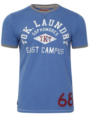 East Campus T-Shirt in Federal blue - Tokyo Laundry