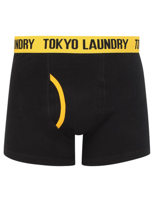Eastford 2 (2 Pack) Boxer Shorts Set in Yolk Yellow / Paradise Pink - Tokyo Laundry