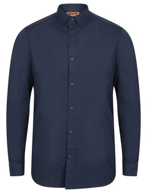 Eastport Long Sleeve Shirt in Midnight Blue - Tokyo Laundry
