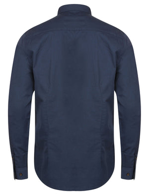 Eastport Long Sleeve Shirt in Midnight Blue - Tokyo Laundry
