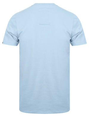 Ellsworth Applique Cotton T-Shirt In Angel Falls - Tokyo Laundry