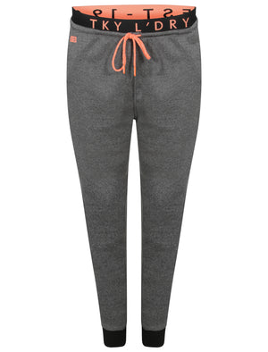 Ennis Cuffed Joggers in Mid Grey - Tokyo Laundry Active