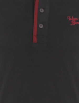 Tokyo Laundry Eskimo Cove black henley top