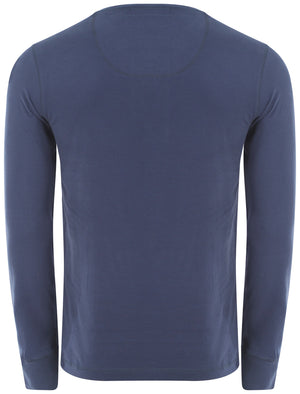 Tokyo Laundry Eskimo Cove blue henley top
