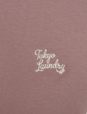 Essentials (3 Pack) Crew Neck Cotton T-Shirts In Ash Mauve / Green Bay / Kentucky Blue - Tokyo Laundry