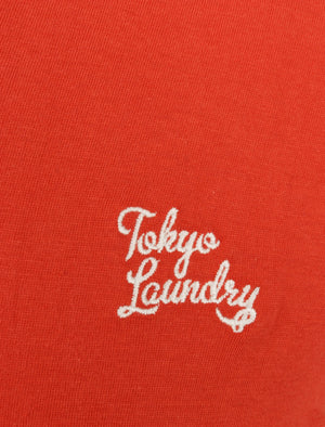 Essentials (3 Pack) V Neck Cotton T-Shirts In Washed Red / Sodalite Blue / Ice Grey Marl - Tokyo Laundry