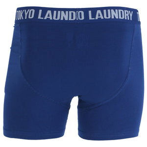 Eversholt (2 Pack) Boxer Shorts Set in Estate Blue / Grey Marl - Tokyo Laundry