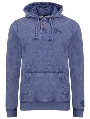 Exeter Bay Pullover Hoodie in Washington Blue - Tokyo Laundry