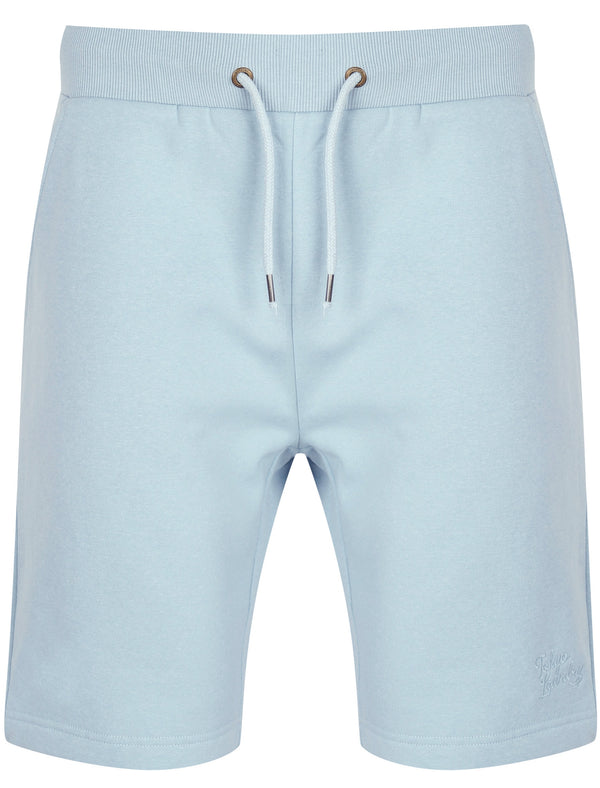 Falcon Brushback Fleece Jogger Shorts In Angel Falls - Tokyo Laundry