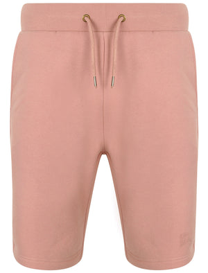 Falcon Brushback Fleece Jogger Shorts In Dusty Pink - Tokyo Laundry