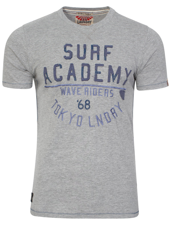 Fall Brook T-Shirt in Light Grey Marl - Tokyo Laundry