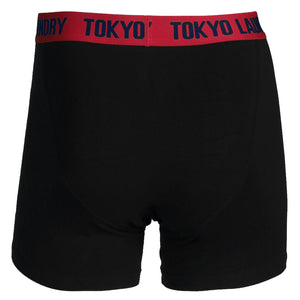 Farnfield (2 Pack) Boxer Shorts Set in Estate Blue / Pink - Tokyo Laundry