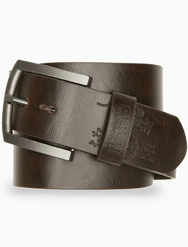 Men's Tokyo Laundry Ferdinand Belt black coffee