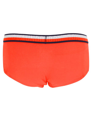 Ferne (3 Pack) Assorted Hipster Briefs In Tomato Puree / Peacoat Blue / Light Grey Marl - Tokyo Laundry