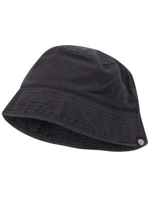 Festival Cotton Bucket Hat in Washed Navy - Tokyo Laundry