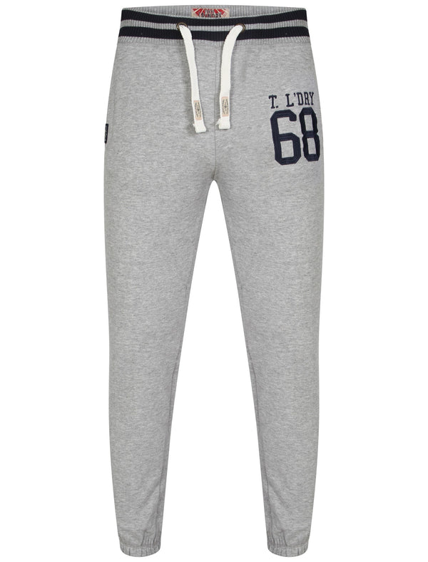 Finchbrook Cuffed Joggers in Light Grey Marl - Tokyo Laundry