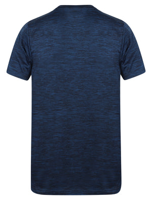 Fitchburg Reflective Motif T-Shirt In Sapphire - Tokyo Laundry Active