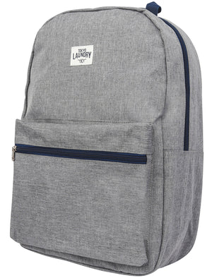 Flash Canvas Backpack with Contrast Trims In Estate Blue - Tokyo Laundry