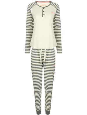Flora Striped 2pc Lounge Set in Ivory - Tokyo Laundry