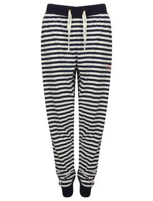 Flora Striped 2pc Lounge Set in Eclipse Blue - Tokyo Laundry