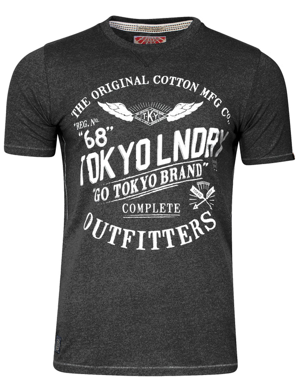 Franklin Cove T-Shirt in Black- Tokyo Laundry