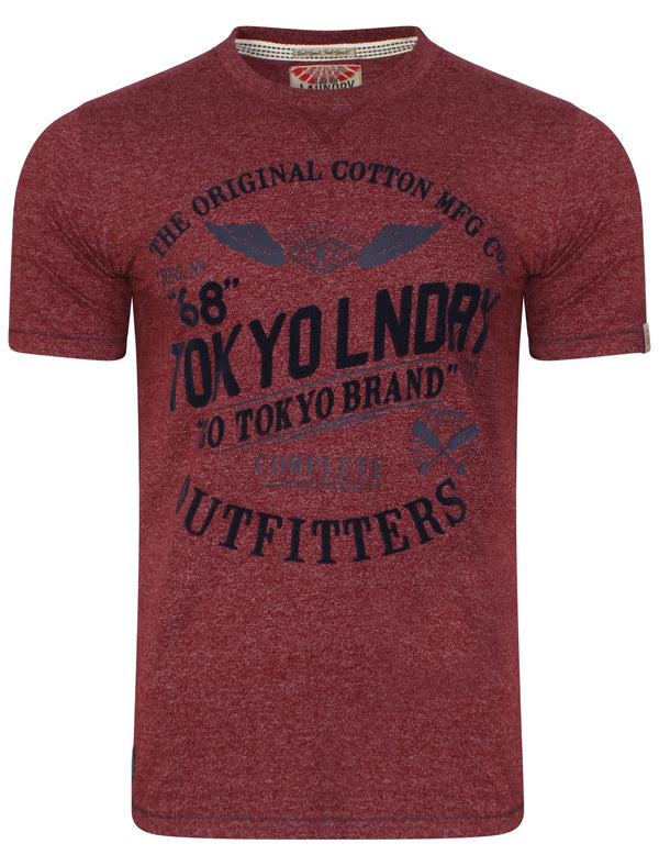 Franklin Cove T-Shirt in Oxblood- Tokyo Laundry