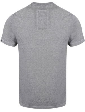 Freeport Motif Burnout T-Shirt In Pewter Grey - Tokyo Laundry