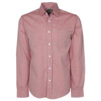 Fremont long sleeve chambray shirt in red - Tokyo Laundry