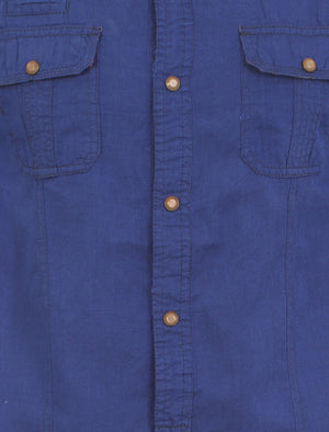 Tokyo Laundry Gallagher blue shirt