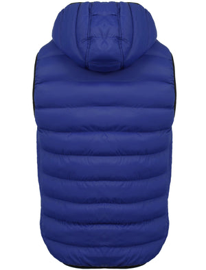 Gaviota Quilted Hooded Gilet in Sapphire - Tokyo Laundry