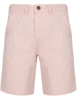 Ginak Essential Cotton Twill Chino Shorts in Blushing Pink - Tokyo Laundry