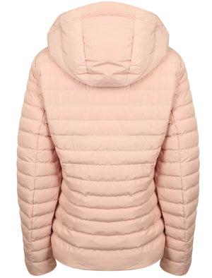 Ginger 2 Quilted Hooded Puffer Jacket in Blush Pink - Tokyo Laundry