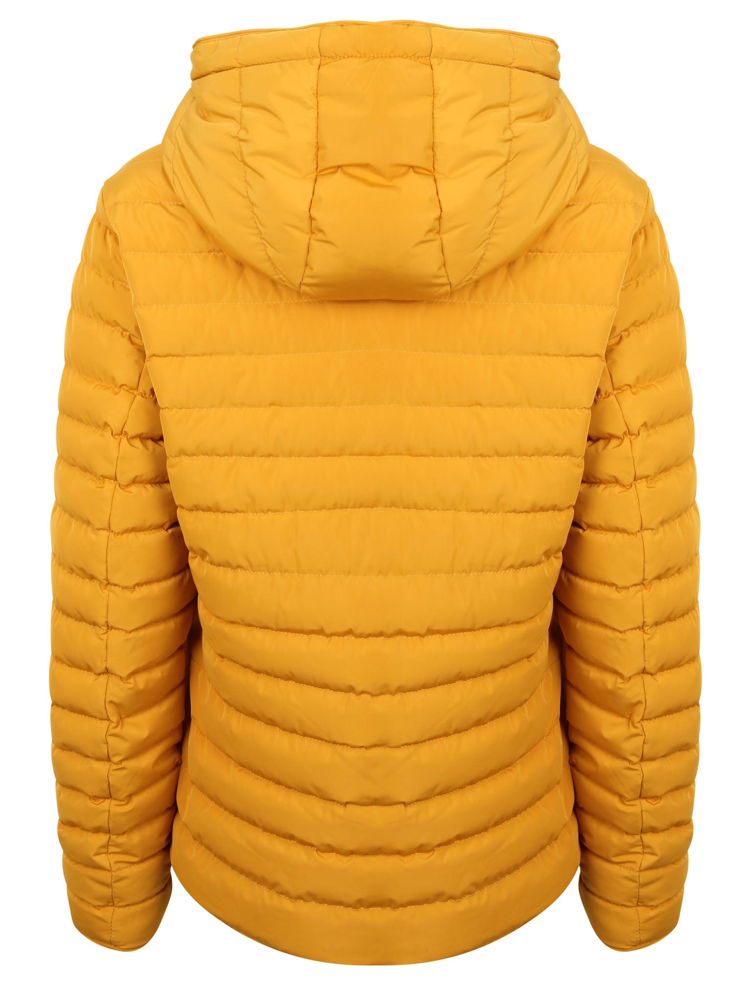 Ginger 2 Quilted Hooded Puffer Jacket in Old Gold - Tokyo Laundry