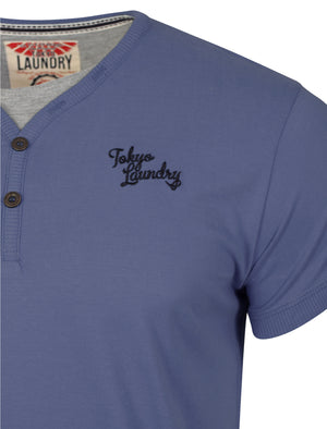 Glenbrook mock insert t-shirt vintage indigo - Tokyo Laundry