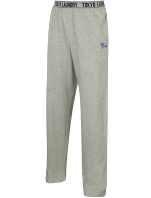 Granby Cotton Jersey Lounge Pants in Light Grey Marl Tokyo Laundry