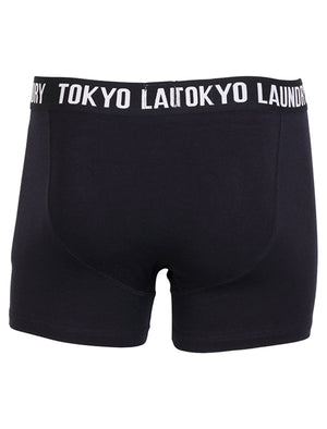 Tokyo Laundry Greenberg grey & navy boxers ( 2 Pack)