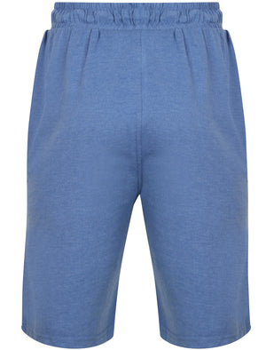Greenbury Cotton Jersey Lounge Shorts in Cornflower Blue Marl - Tokyo Laundry