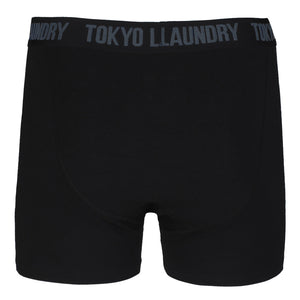 Haddo ( 2 Pack ) Boxer Shorts Set in Vintage Indigo / Black - Tokyo Laundry