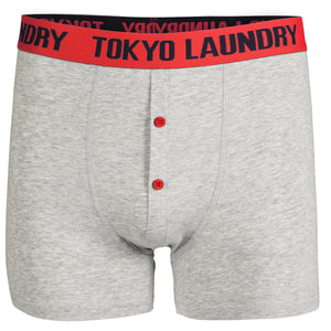 Hall ( 2 Pack ) Boxer Shorts Set in Paradise Pink / Deep Blue - Tokyo Laundry