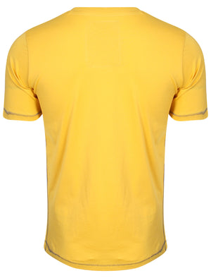 Halycon Motif T-Shirt in Yellow Iris - Tokyo Laundry