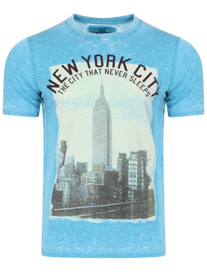 Hamilton Point T-shirt in Turquoise - Tokyo Laundry