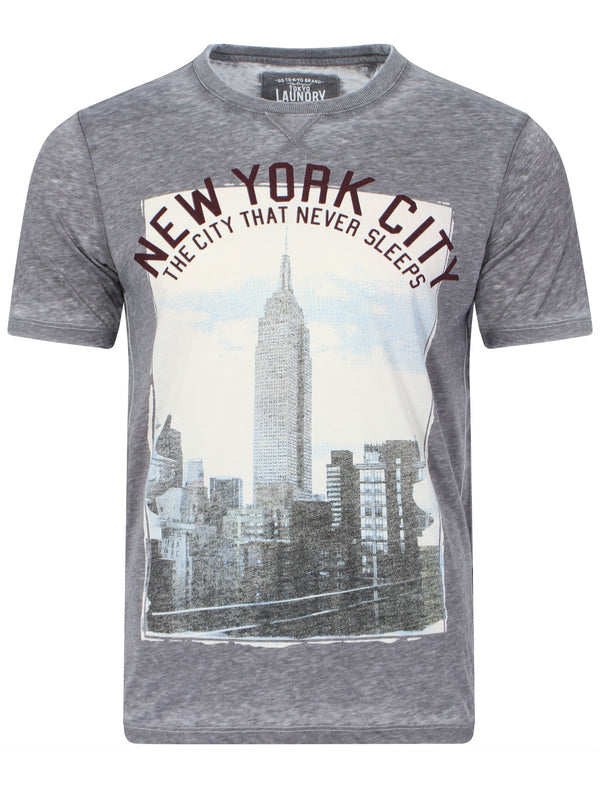 Hamilton Point T-shirt in Pewter - Tokyo Laundry