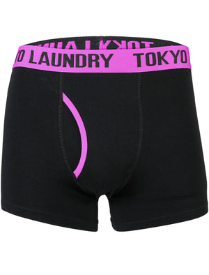 Halcrow ( 2 Pack ) Boxer Shorts Set in Orchid / Olympian Blue - Tokyo Laundry