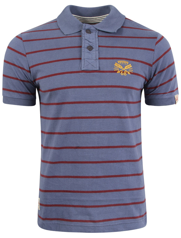 Tokyo Laundry Hanska blue polo shirt