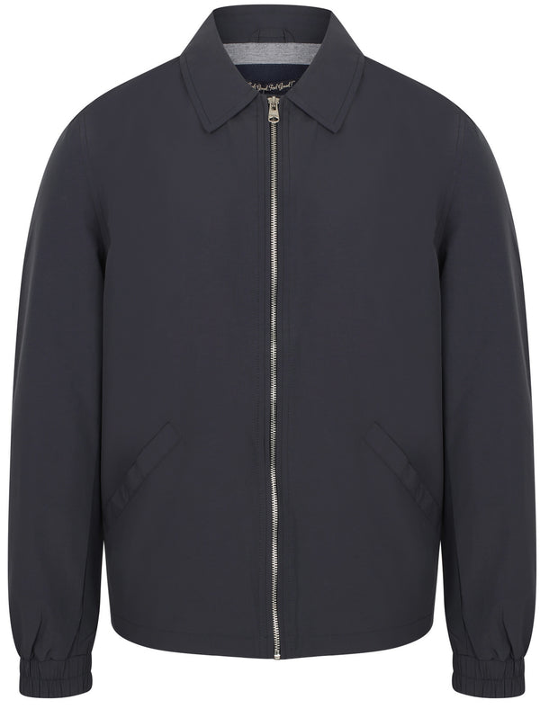 Harley Zip Through Harrington Jacket In Navy - Tokyo Laundry