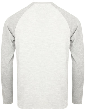 Harwood Raglan Long Sleeve Top In Light Grey Marl - Tokyo Laundry