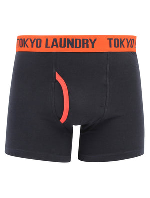 Haverfield 2 (2 Pack) Boxer Shorts Set Paprika / True Navy - Tokyo Laundry